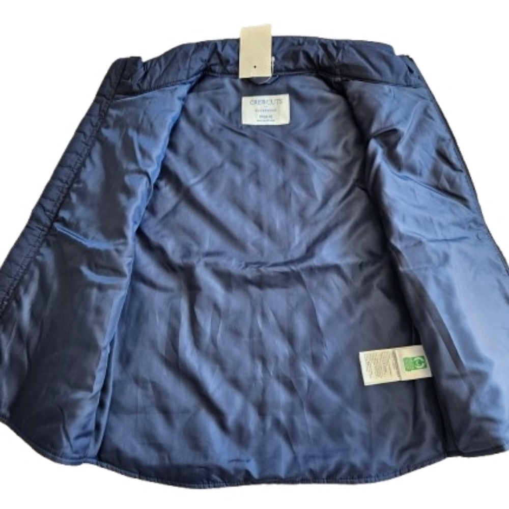 Crewcuts Boys Quilted Zip Front Vest, Xs/ 4-5, Blue - Picture 7 of 13
